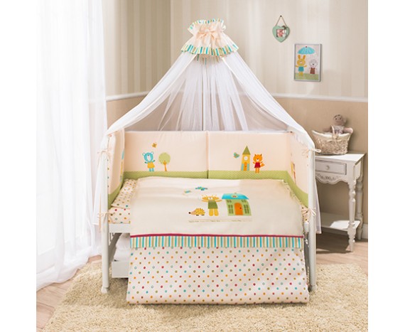 Постелька для новорожденных Перина Глория Happy days 3-х предметная