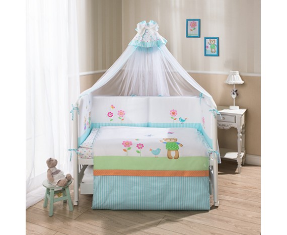 Постелька для новорожденных Перина Hello 4-х предметная