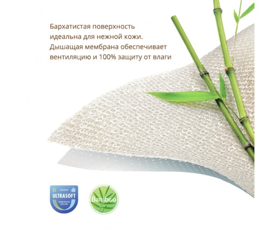 Наматрасник непромокаемый Bamboo Waterproof Lux Oval
